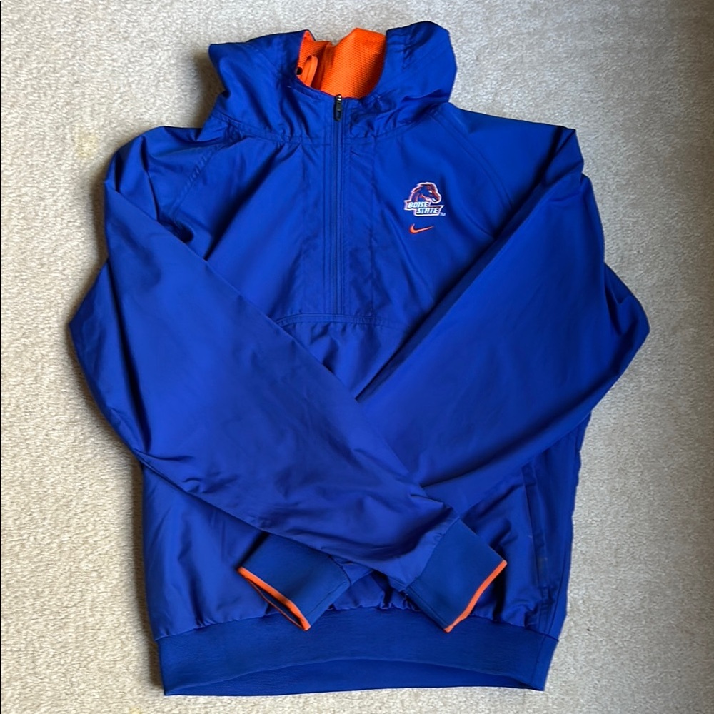 Boise State Broncos Nike Quarter-Zip Rain Jacket